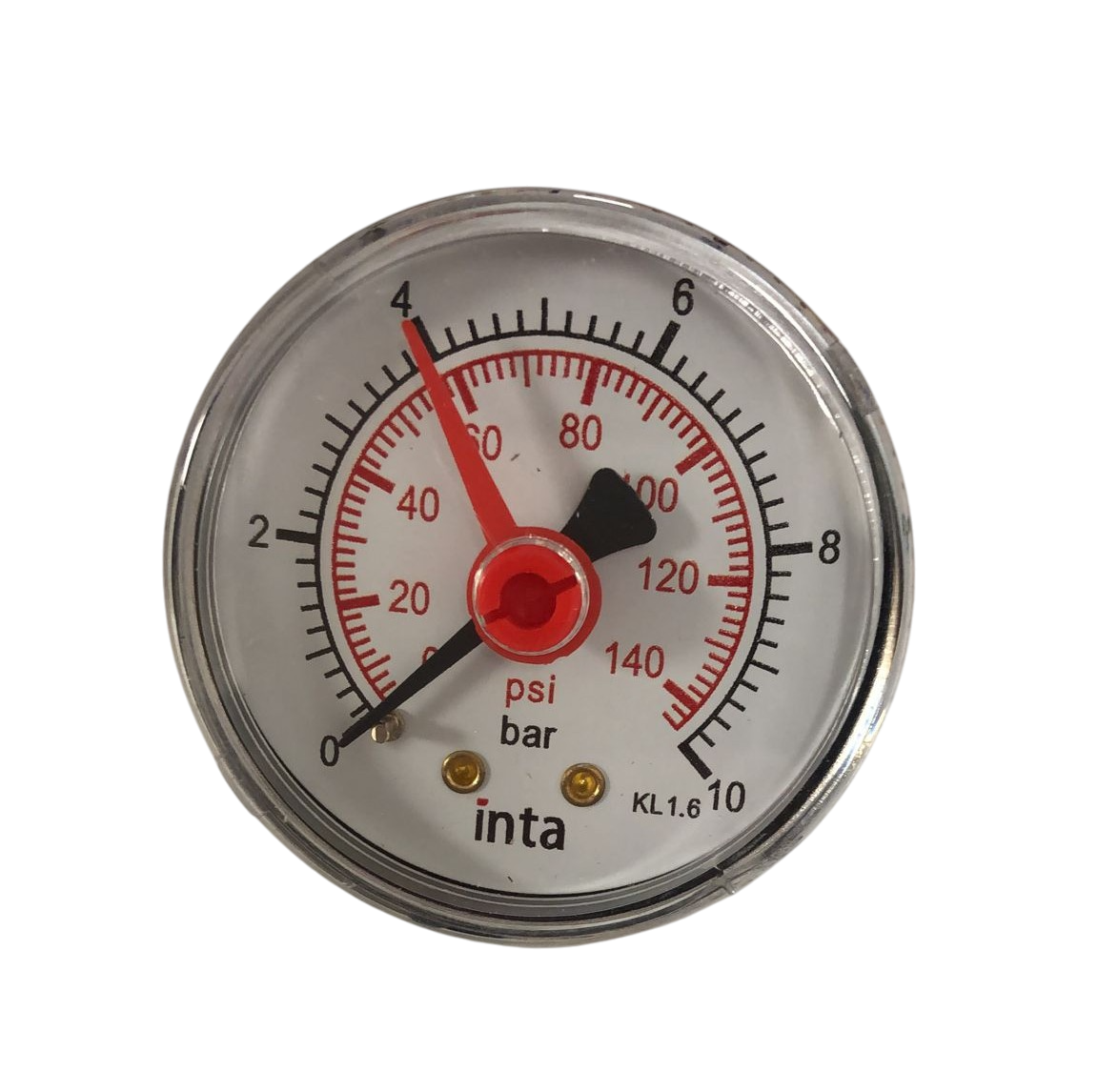 Inta 10 Bar Gauge (Back Connection) 1/4
