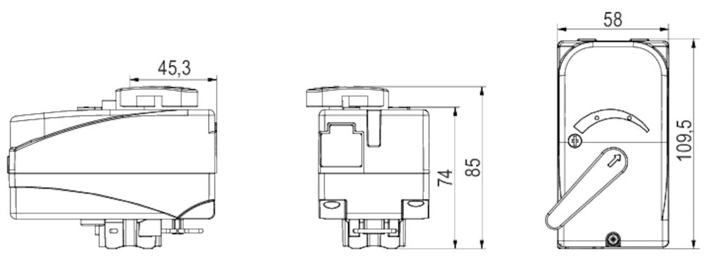 LK 527 3W - Actuator