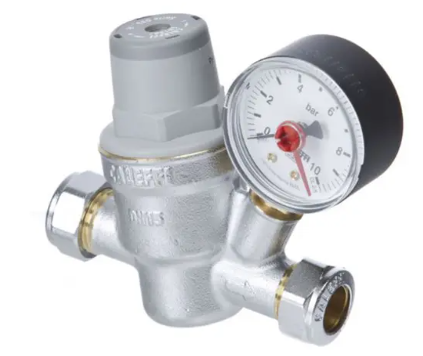 Altecnic Caleffi 22mm Series 533 Pressure Reducing Valve with Pressure Gauge - 533851H