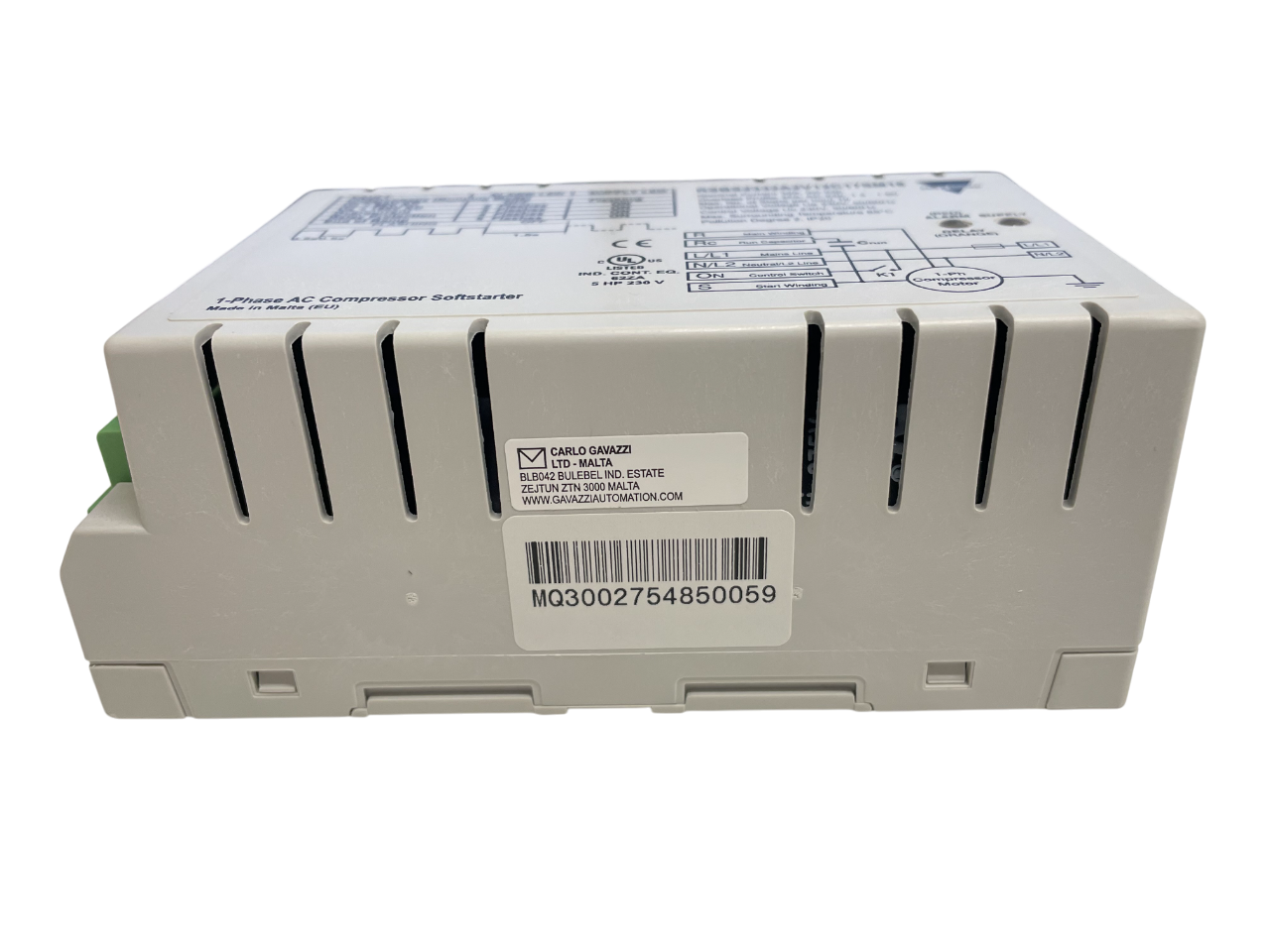 Carlo Gavazzi - 1-Phase Soft Starter - RSBS2332A2V12C17SM18