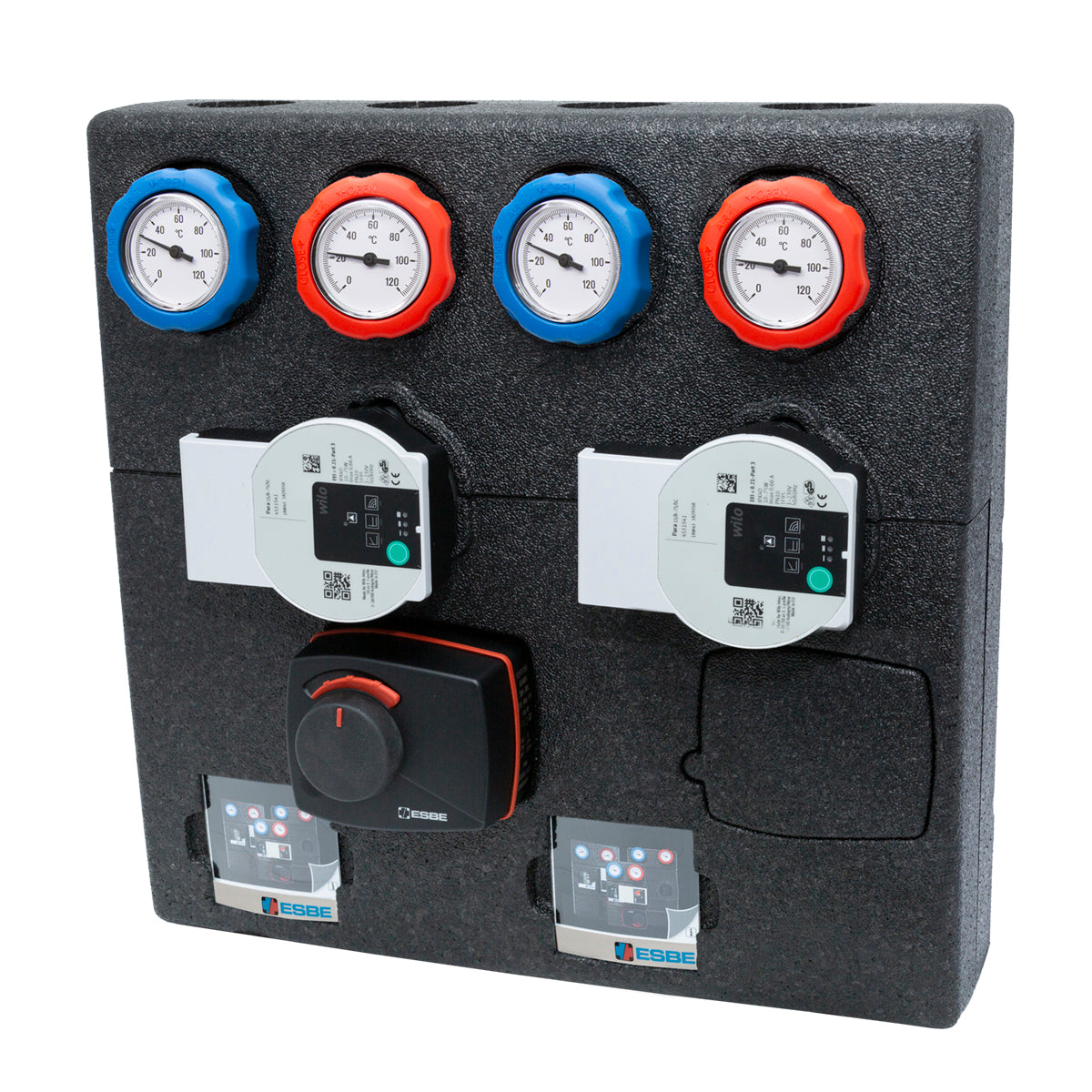 ESBE Double Circulation Unit, Direct/Mixing Function