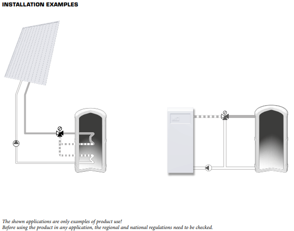 ESBE Diverting Valve Install Example