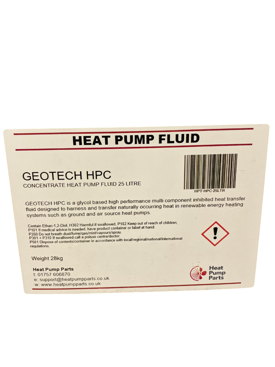 Heat Pump Fluid 25L - Concentrate