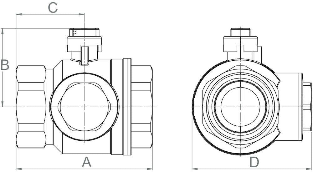 LK 522 Filter Ball Valve