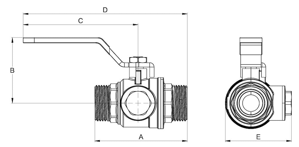 LK 522 Filter Ball Valve