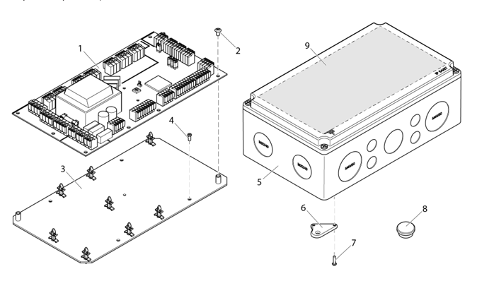Thermia EM3 External Installation Kit - 086L5981