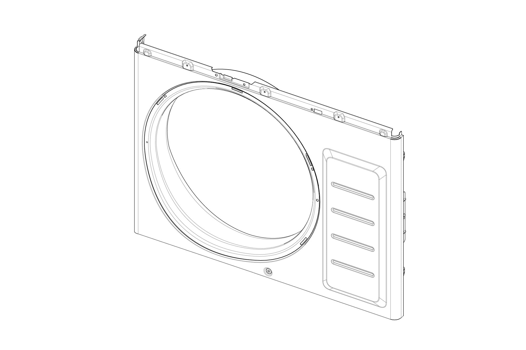 Thermia 205096 Front Panel S2/T2