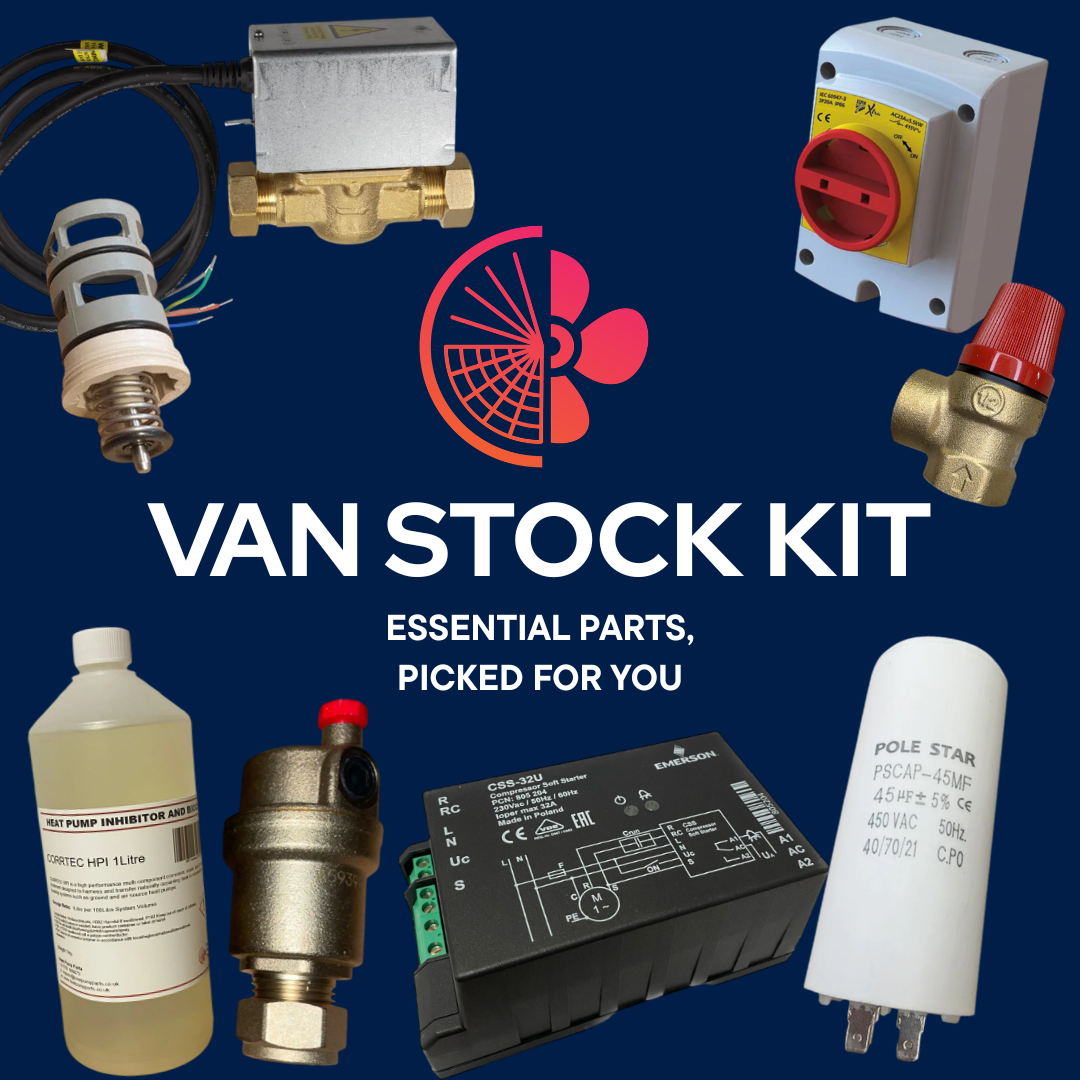 Heat Pump Parts Van Stock Kit - Essential Parts