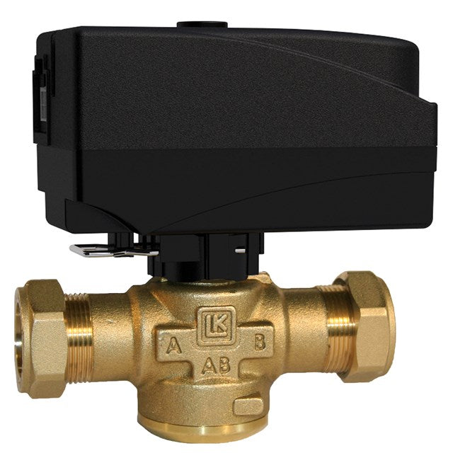 LK 525 2W Set - incl. Actuator 230VAC 1m Cable - Compression Fitting