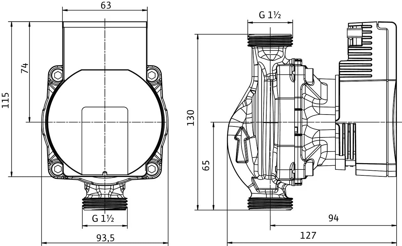 Thermia 086L5769 Wilo Circulator