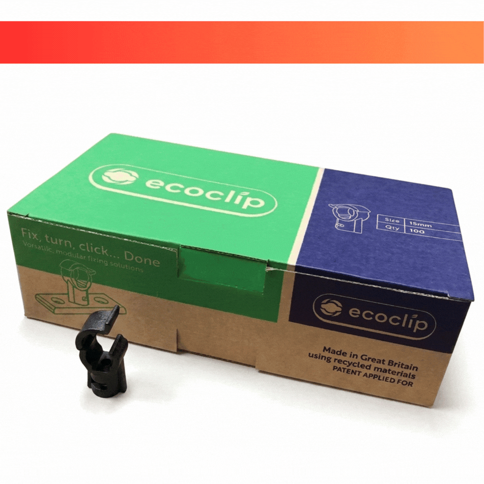 Ecoclip Camlock Pipe Clip Black (Eco Clip)
