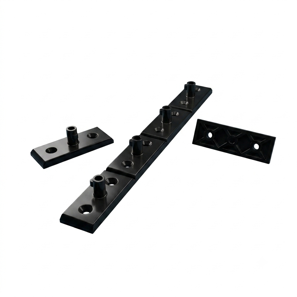 Ecoclip Base Plate Black (Eco Clip) Pack of 100