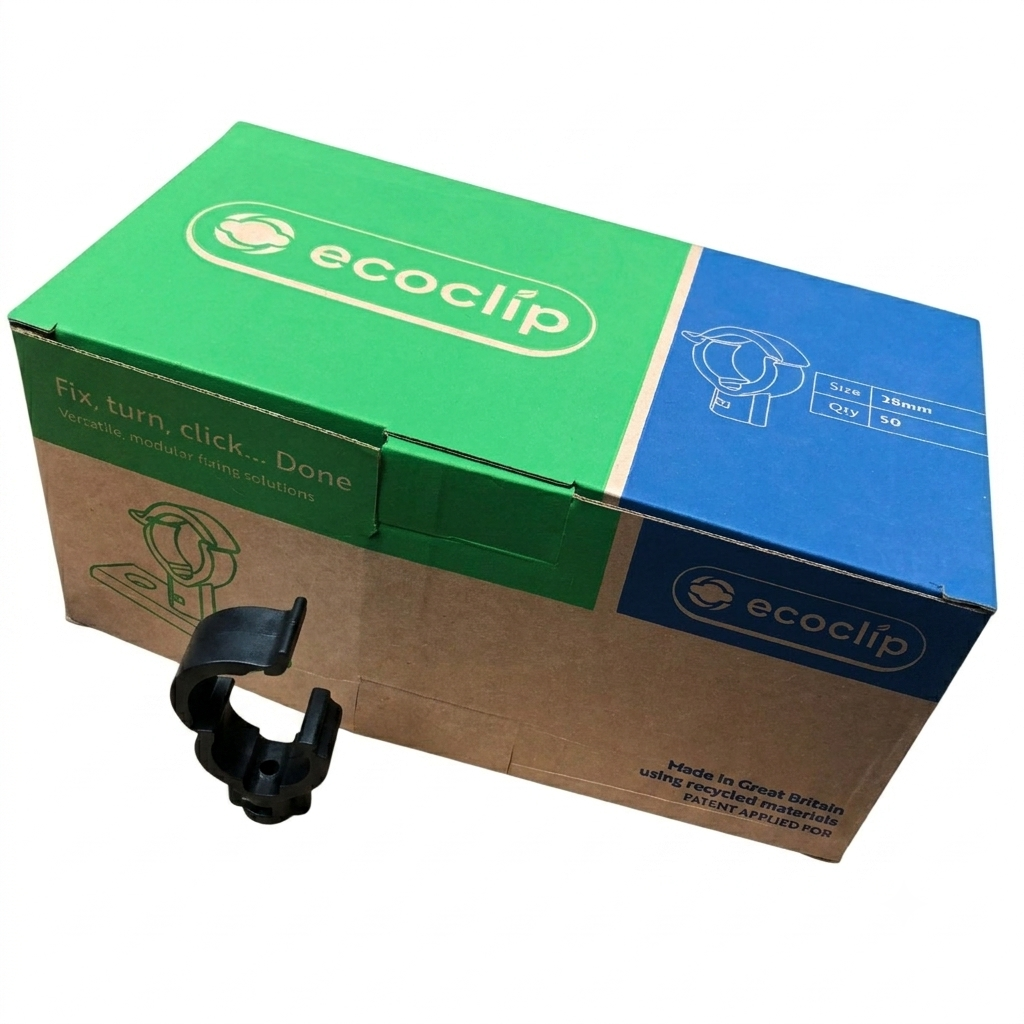 Ecoclip Camlock Pipe Clip Black (Eco Clip)